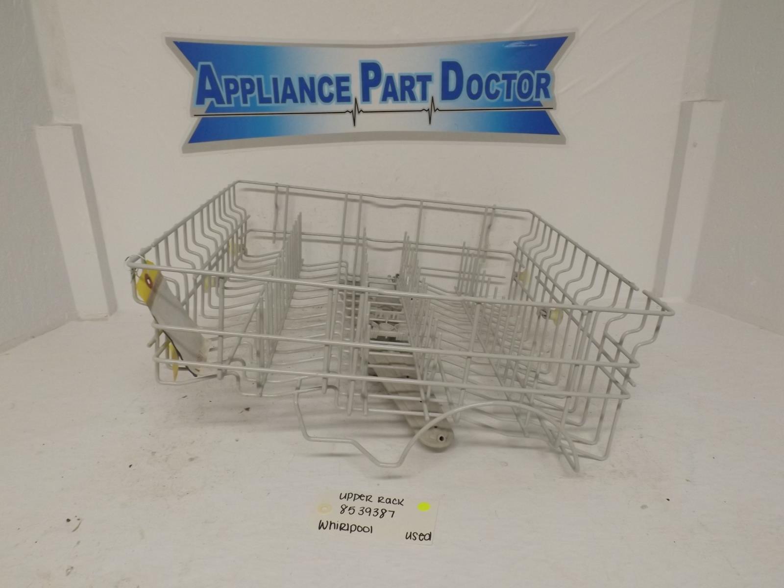 Whirlpool Dishwasher 8539387 Upper Rack Used Whirlpool Dishwasher 8539387 Upper Rack Used